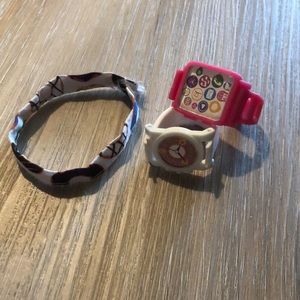Journey girl watch and bracelet (doll size)